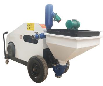 China Small Plunger Hopper Volume 70l Mortar Spraying Machine Conveying Particles 3-4mm for sale