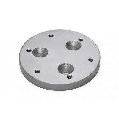 China CNC Precision Fabrication Zinc Plated CNC Stainless Steel CNC Machine Wheel Parts for sale