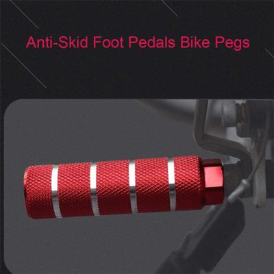China Bike BMX Pegs Aluminum Alloy Anti Skid Lead Foot For Mountain Cycling Rear Stunt Fit 3/8 Inch Axles for sale