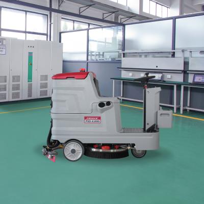 China Electric Cordless Commercial Ride On Floor Scrubber Washing Machine for sale