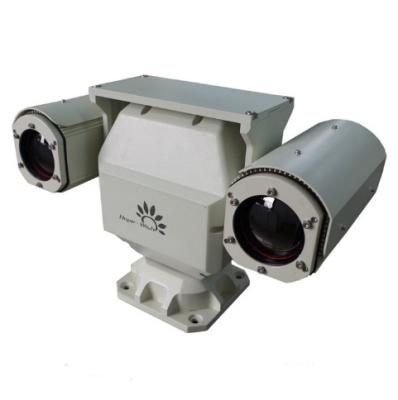 China Dual Sensor PTZ Infrared Thermal Imaging Camera , Infrared Digital Camera Military Grade for sale
