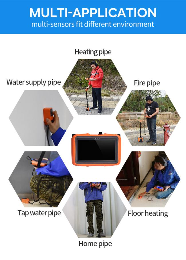 Pipe Leak Detector Outdoor and Indoor Pqwt-L7000 Depth 5 Meters