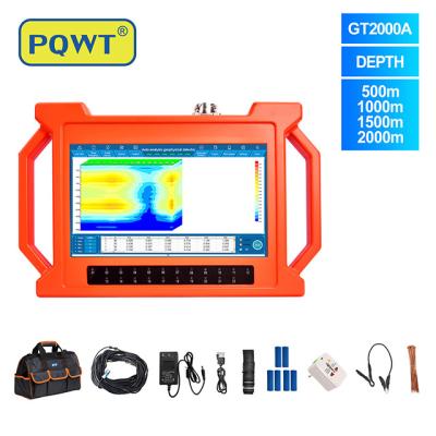 China PQWT-GT2000A Under Ground Deep Water Well Drilling 2000m 3D Auto Map Analysis Fast Detect Ground Water Detector for sale