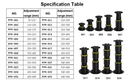 China High Durability Adjustable Plastic Pedestal Optimized For Outdoor Environments for sale