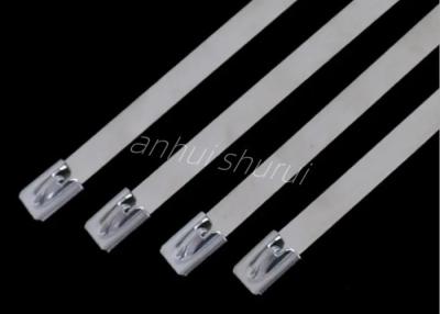 China 350mm Metal Zip Stainless Cable Tie Binding Wire for sale