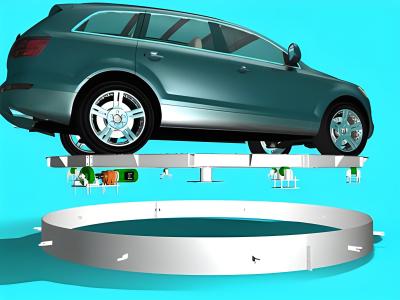 China Remote Control Electric Car Turntable 360 Degree Car Show Rotating Platform for sale