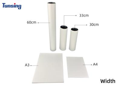China A3 A4 DTF PET Film DTF Transfer Film For DTF Printing 0.075mm / 0.10mm Thickness for sale