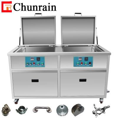 China Car Wheel Hub Parts 360L Multi Tank Ultrasonic Cleaner Drying for sale