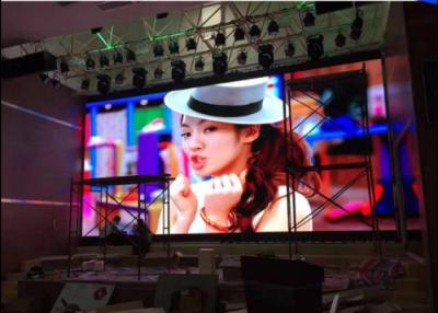 China pantalla LED fina de la echada de 250mmx250m m, exhibición llevada de la sala de reunión de 1.25m m en venta