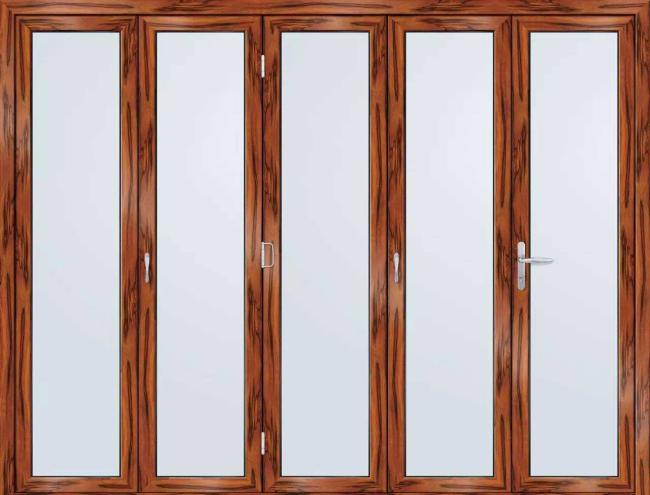 aluminium folding tempered glass sliding glass door system price