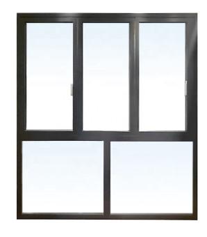 China Soundproof Aluminium Glass Folding Doors , Sunscreen Interior Sliding Windows for sale