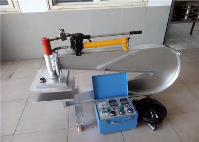China Manual Hydraulic Press Rubber Belt Repair Machine Equipped With Wheels for sale
