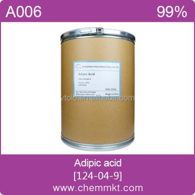 China Well Adipic Acid CAS 124-04-9 C6H10O4 for sale
