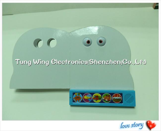 Funny Monster 5 Sound Module With 2 LED for baby music book 2