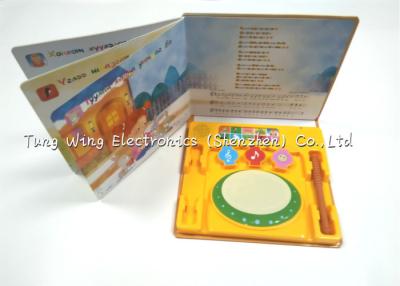 China Instruments Drum Baby Sound Books Intellectual Indoor educational toy for sale