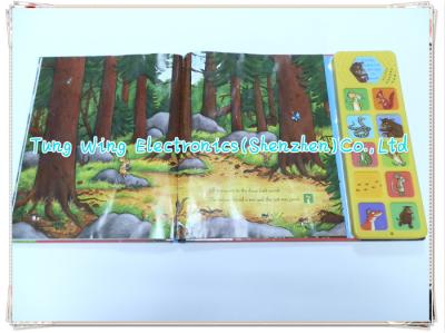 China 11 libros coloridos de los sonidos del botón para los bebés con el molde de encargo de la vivienda plástica en venta