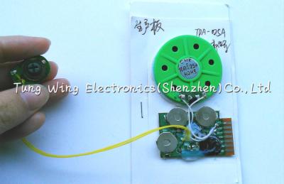 China Módulo del sonido de la tarjeta de felicitación de la Navidad, microprocesadores de los sonidos para los peluches en venta