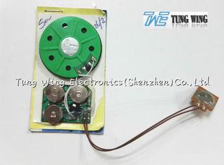 China 30 diámetro de la tarjeta de felicitación del cumpleaños del módulo del sonido del juguete de los segundos 40m m con un botón en venta