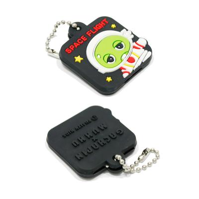 China Personalized Promotional Gifts For Clients 3D Soft PVC Rubber Keychain for sale