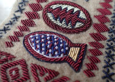 中国 ハンドメイドの刺繍はパッチ、軍服のEmboiredパッチを設計します 販売のため