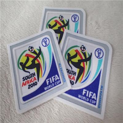 China FIFA World Cup Heat Transfer Flocking Patches Multi - Color For Sportswear Decoration for sale