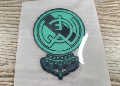 China Custom Screen Printing Embossed Football Club Logo TPU Patches Badges for Sportswear for sale