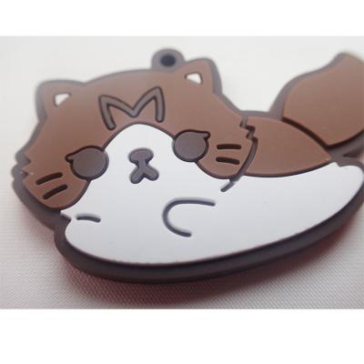 China Personalized Custom Made Soft Plastic Silicone Badge for sale