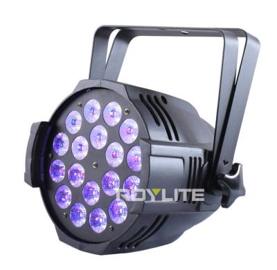 中国 プロ LED の標準の缶 18 x 12w に紫外線洗浄洪水 30° のルクスの高い明るさを示して下さい 販売のため
