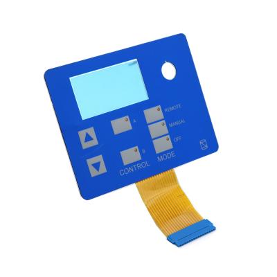 China Aluminum Backer FPC Membrane Switches Keypad With LED Circuit Connector for sale