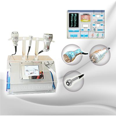 China Ultrasound RF Cavitation Slimming Machine For Buttocks , Waist Fat Removal for sale