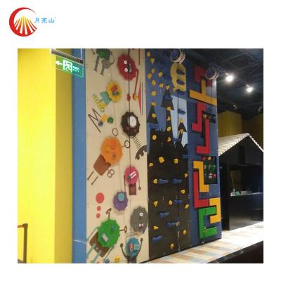 China Fiberglass Indoor Rock Climbing Wall Panels Customized For Children for sale