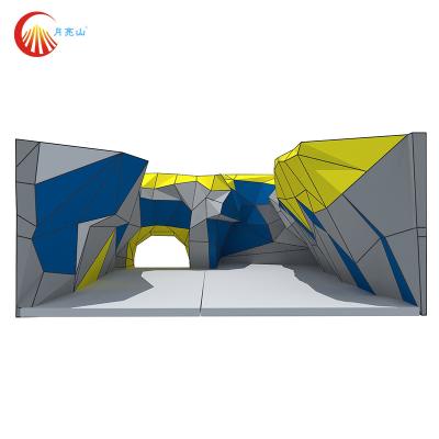 China Children Bouldering Rock Climbing Wall Different Slope Angles customized for sale