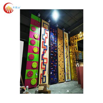 China Custom Outdoor Climbing Wall For Commercial Trampoline Park for sale