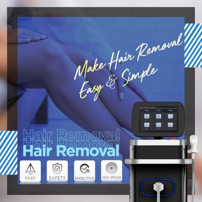 China 3 Wave Diode Laser Hair Removal Machine Pain Free 755nm 808nm 1064nm for sale