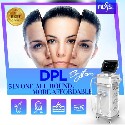 China Freckle Removal DPL Laser Machine 1-10Hz Adjustable With 2 Handles for sale