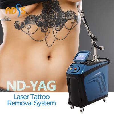 China Laser Pigmentation Removal Machine 532nm 1064nm Permanent Tattoo Removal Machine for sale