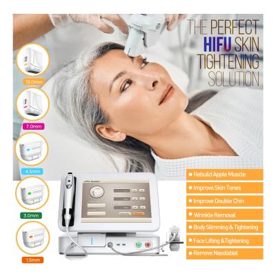 China Multifunctional 8D 3D 4D 7D HIFU Anti Wrinkle Machine With Dual Handle for sale