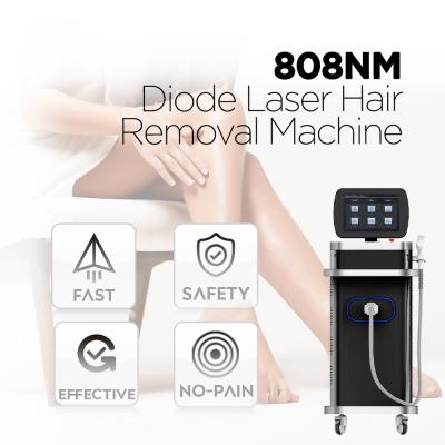 China 755nm 810nm 1064nm Máquina de remoção de cabelo laser de diodo laser Máquina de remoção de cabelo laser melhor à venda