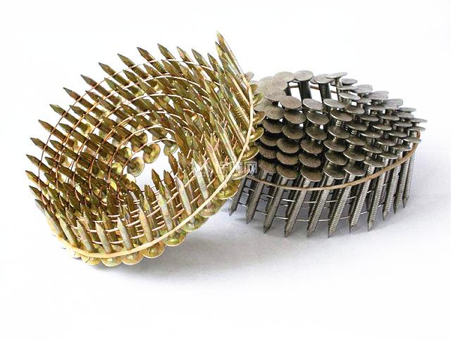 15 Degree E. G. Wire Welded Coil Roofing Nails 38mm
