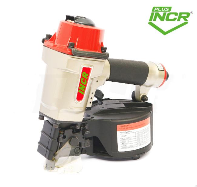 15° Air Coil Nailer Pneumatic Nail Gun for Flat Wire Welded Coil Nail 55mm