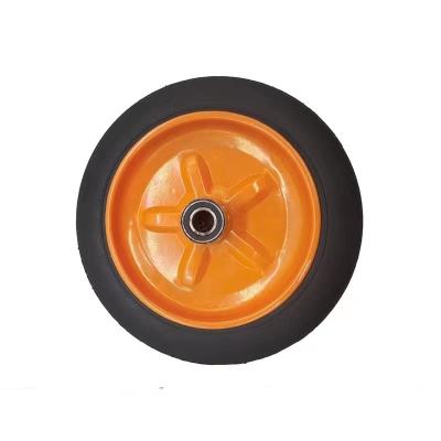 China 8x2.5 Small Rubber Spare Parts Solid Rubber Wheel For Trolley for sale