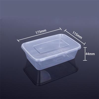China Europ Pack Biodegradable 650ml Disposable Plastic Meal Tray for sale
