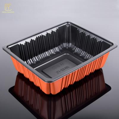 China PP Meal Packaging 23*19*7cm Disposable Bento Box for sale
