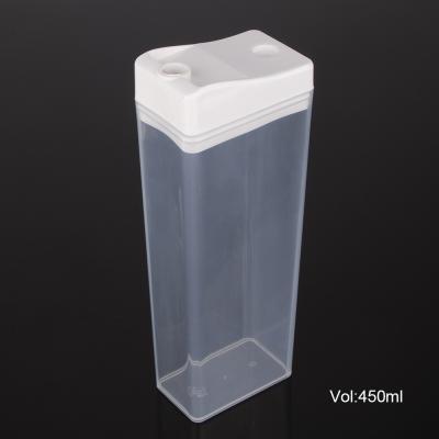 China Portable Transparent Package Fda Empty Plastic Bottles for sale