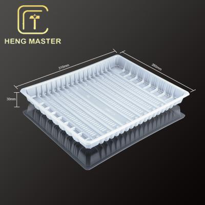 China PP Plastic Disposable Biodegradable Blister Packaging Tray For Frozen Food Packing for sale