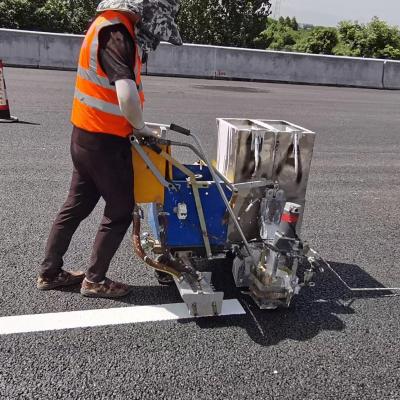 China Two Components Scraping Road Line Street Striping Marking Machine Cold Paint for sale