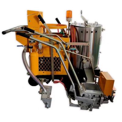 China 5.5HP Gasoline Thermoplastic Line Striping Machine moving speed 12km/H for sale