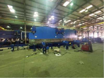 China 600T / 6500mm Electric Hydraulic CNC Tandem Press Brake With Bending Steel Plates for sale