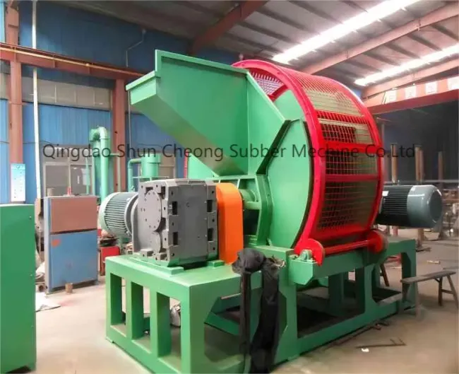 High Technology Rubber Tire Shredder for Rubber Chips