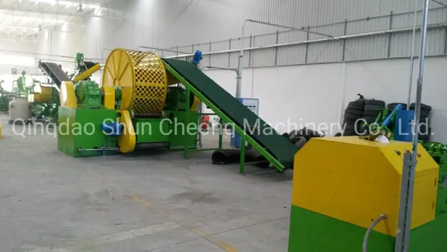 High Technology Rubber Tire Shredder for Rubber Chips